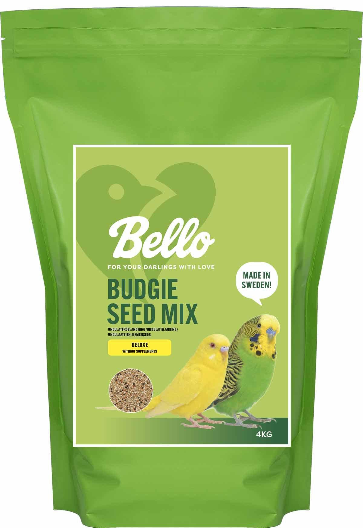 BELLO BUDGIE FRÖBLANDNING DELUXE UTAN TILLSKOTT 4KG