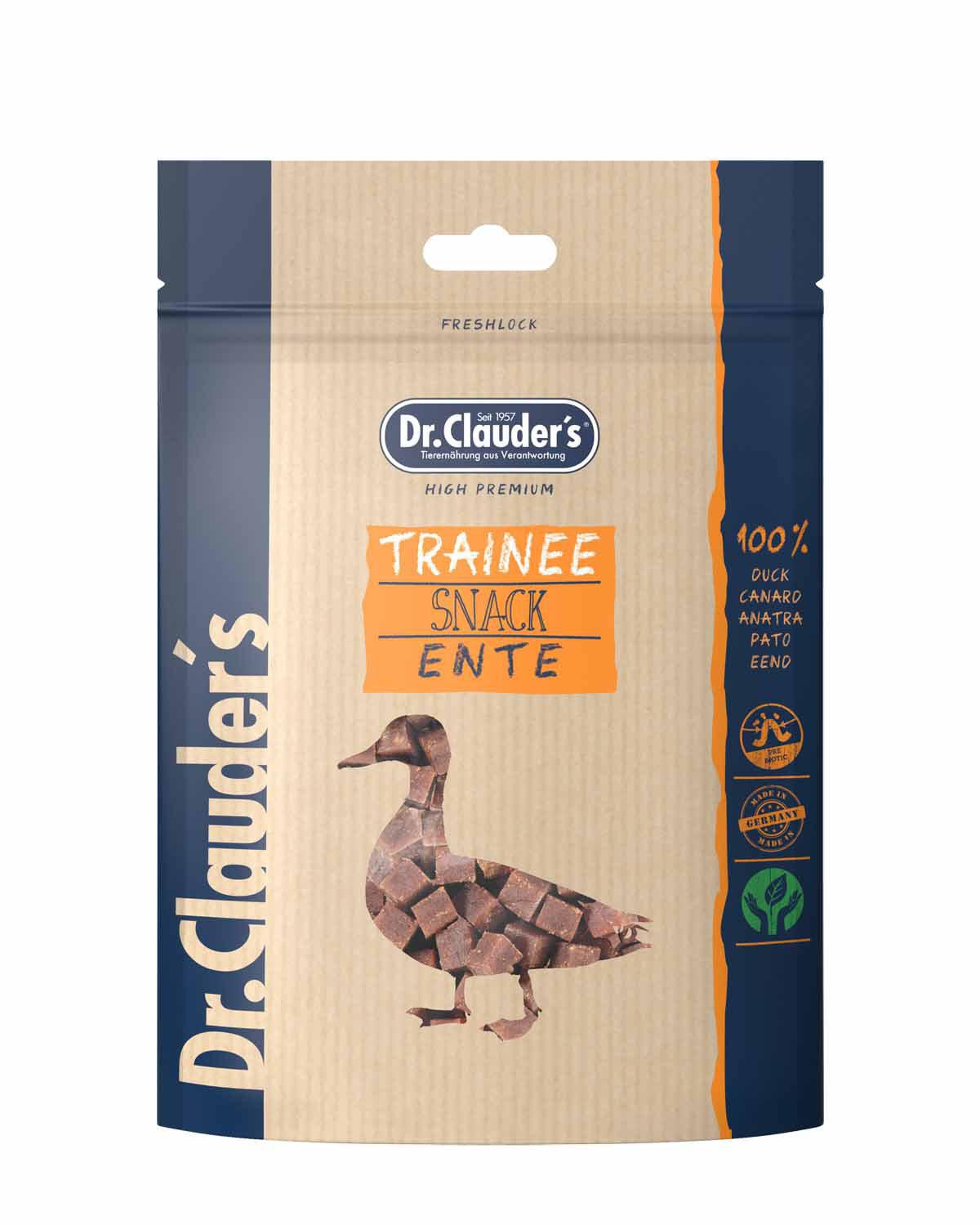 10 Pack - Dr. Clauder's Trainee Medium træningsgodbidder med and 80g