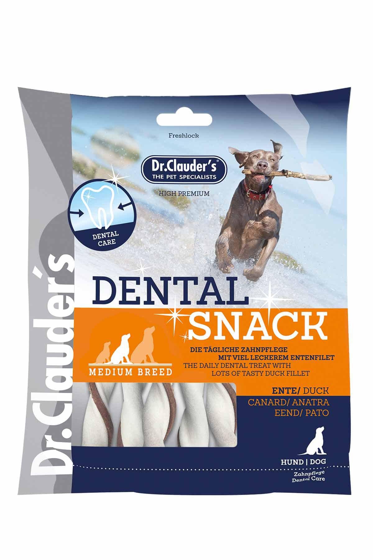 10 Pack - Dr. Clauder's Dental tyggeben med and til tandrens Medium 170g
